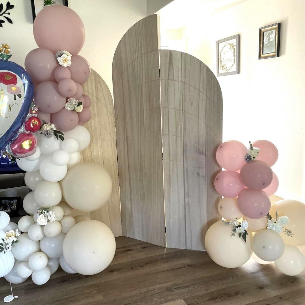 Blush Pink Beige Gold Balloon Garland Arch Kit, 109 Pieces – Togvu Party Decor