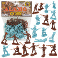 BMC Toys The Alamo 37-Piece Plastic Army Men Set - 1:32 Scale Historical Figures