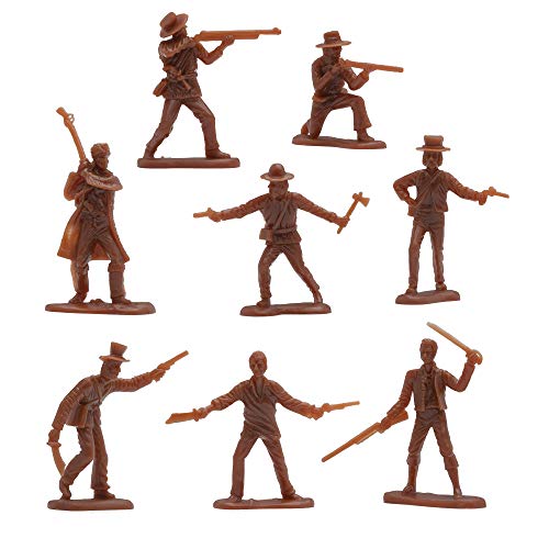 BMC Toys The Alamo 37-Piece Plastic Army Men Set - 1:32 Scale Historical Figures
