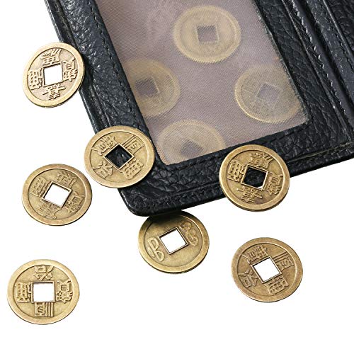 Boao 200-Pack Chinese Feng Shui Coins – Imitation Qing Dynasty Coins for Good Luck and Wealth (0.8 Inch)