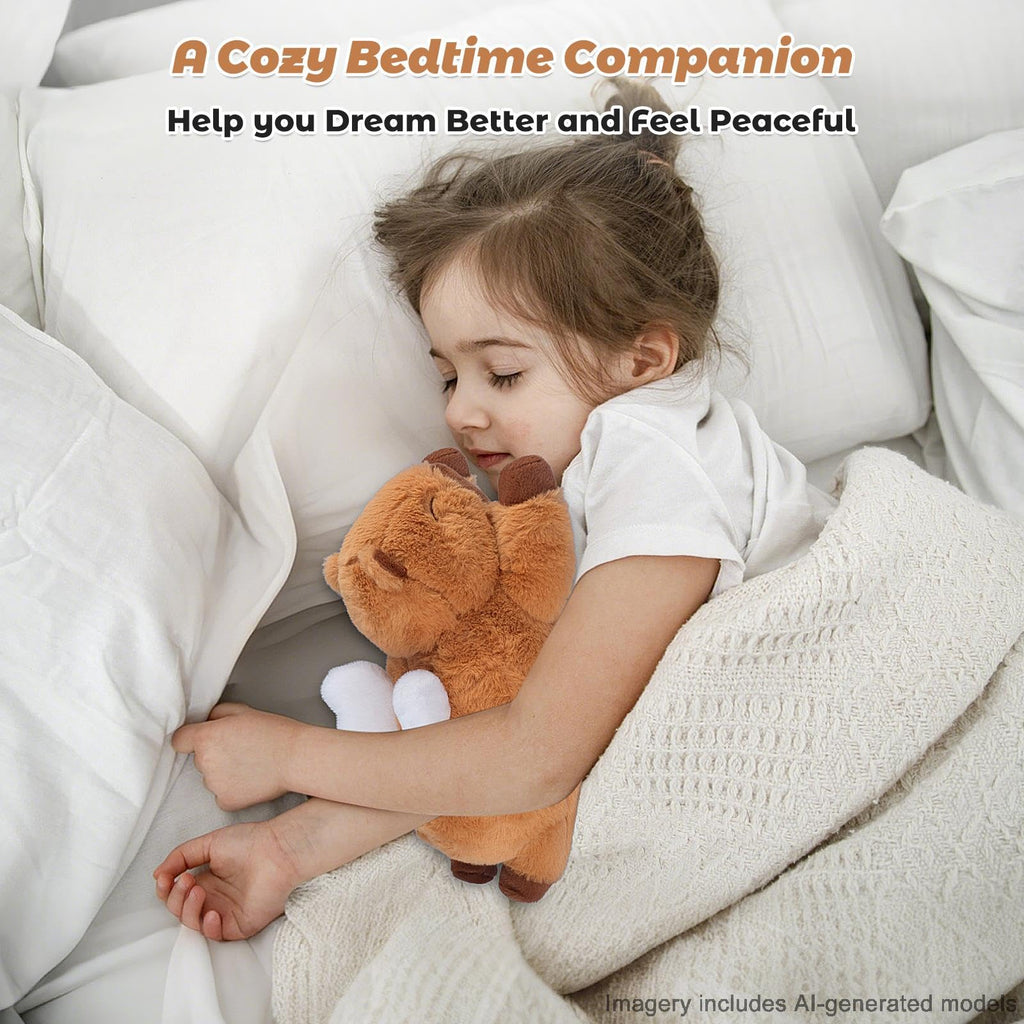 Bobbie & Laxi Microwavable Angel Capybara – Lavender Scented Heating Pad Stuffed Animal