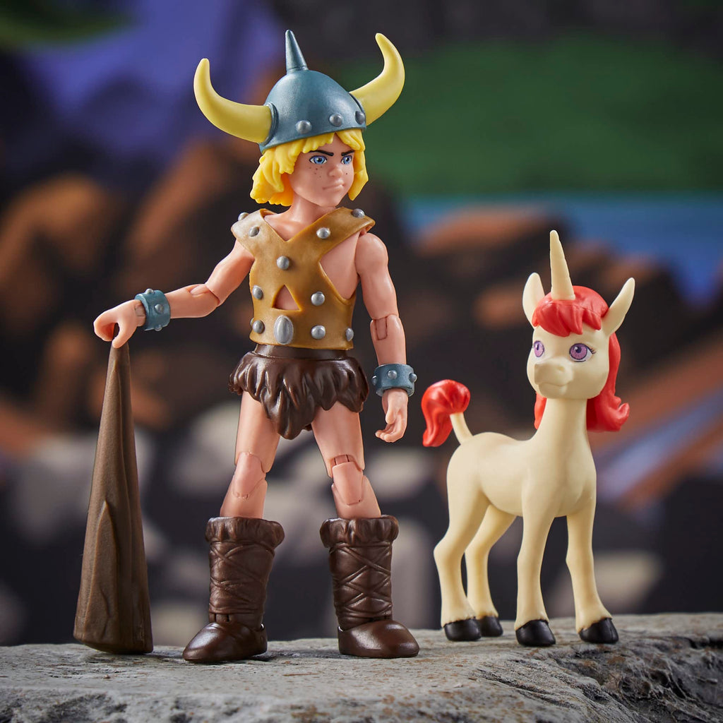Bobby & Uni 2-Pack Action Figures – Dungeons & Dragons Cartoon Classics 6-Inch Scale with Exclusive d12 Die