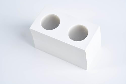 Boen 300-Pack 23mm Coin Flips for Nickel Holders – PVC-Free Cardboard 2x2 Flips