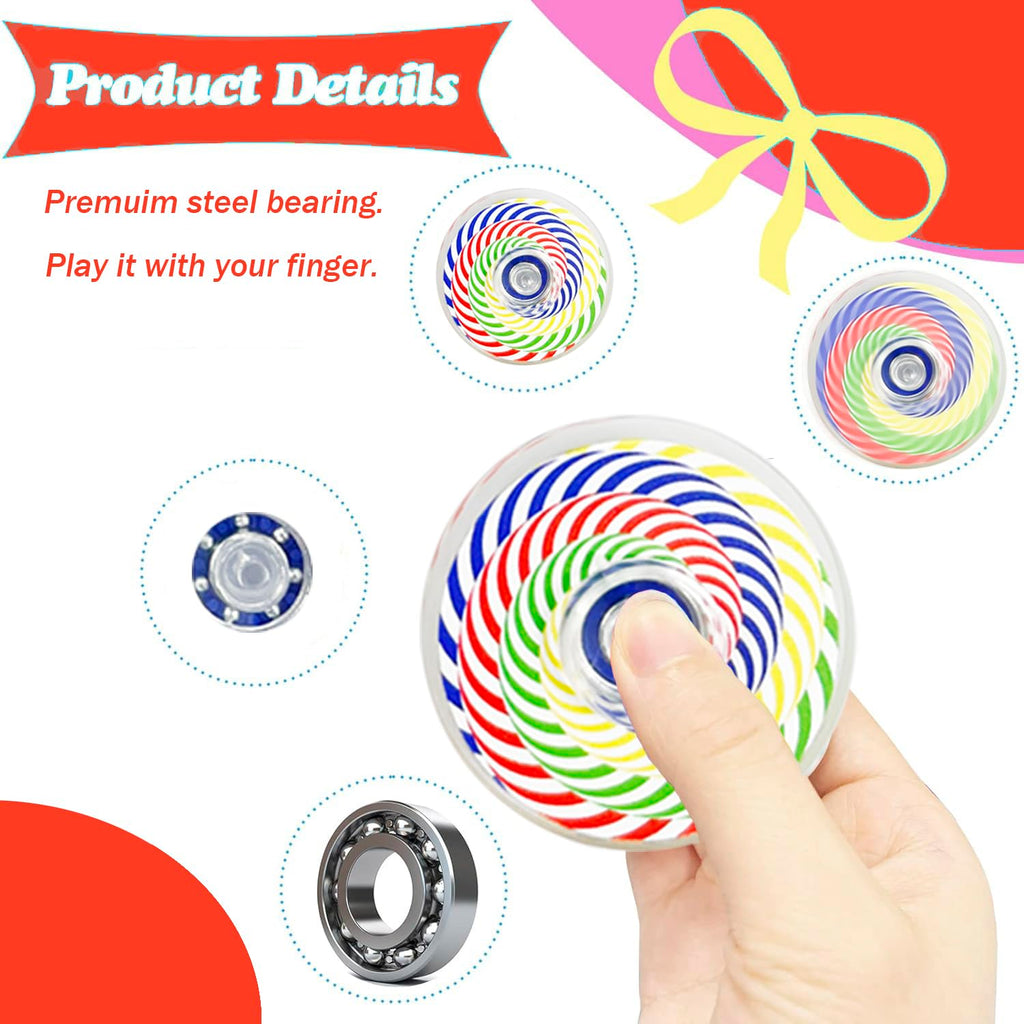 Bohemian Fidget Spinner 40-Pack: Bulk Mini Spinners for Kids & Adults, Stress Relief Toys for Classroom Prizes, Party Favors & Sensory Play