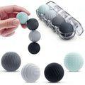 Bomeiyi Silicone Magnetic Fidget Balls Set of 4 - Quiet Stress Relief Sensory Toys for Adults and Teens with Textured Surfaces