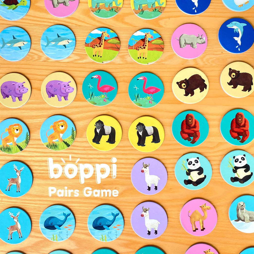 boppi Food Memory Game for Toddlers Ages 3+ - 48 Matching Cards