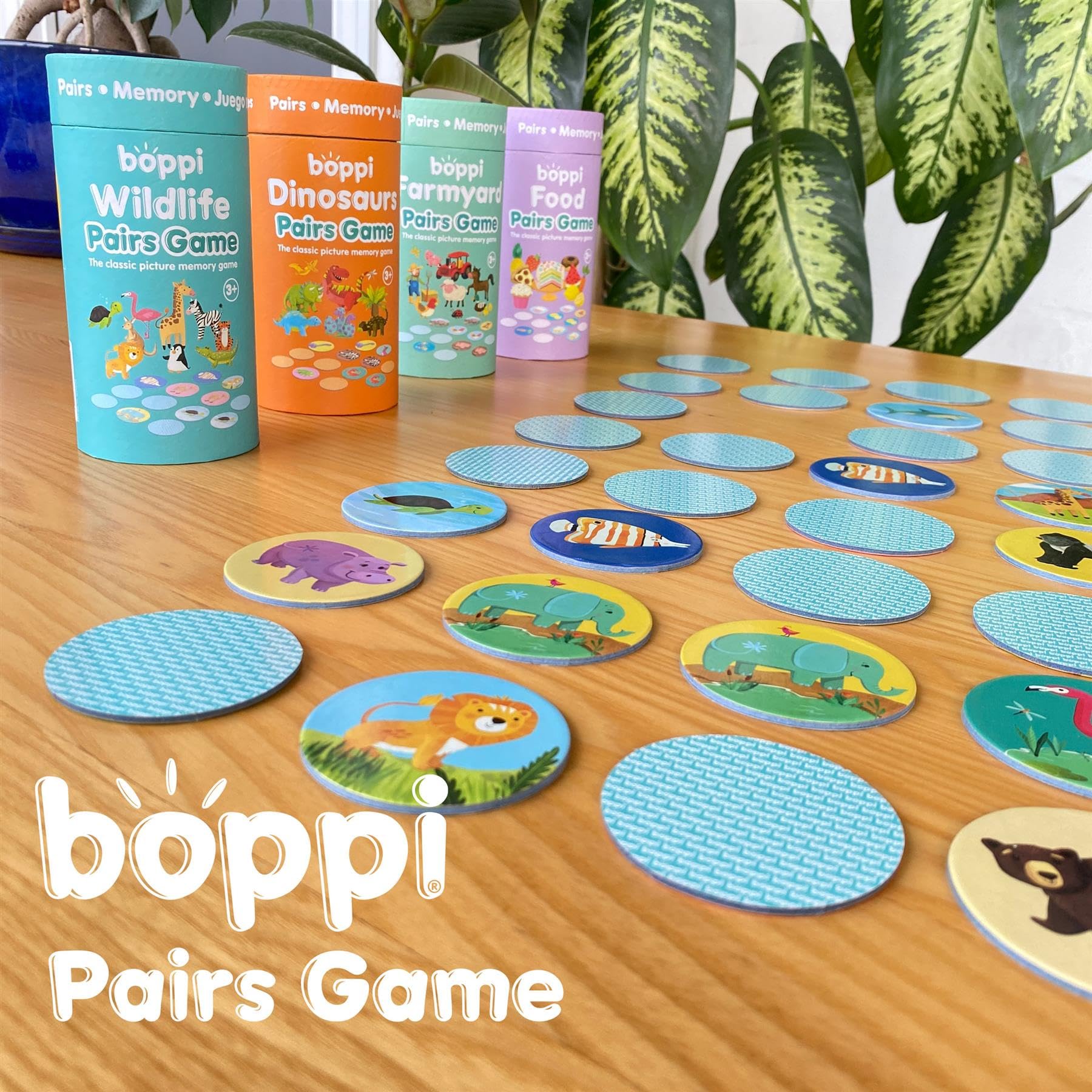 boppi Food Memory Game for Toddlers Ages 3+ - 48 Matching Cards