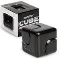 Bopster Anodised Aluminium Fidget Cube Spinner – Pocket-Sized Stress Relief Toy for Focus, Anxiety, ADHD – Black