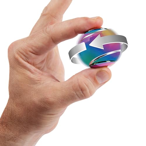 bopster Metal Spin Ball – Premium Fidget Spinner for Stress Relief & Focus | Compact Desk Toy