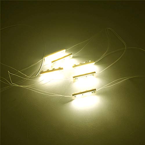 Bowerful 1-Pack LED Down Lights for Building Bricks – USB Powered, Warm White, Remote Dimmer & Timer