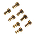 Brass Hex Nut Set 8Pcs for SCX24 RC Car – 5mm Thread Lock Nuts, Gold Finish
