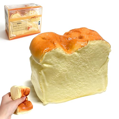 Bread Squishy Toy – Slow Rising PU Stress Ball, Vanilla Scented Fidget Toy for Office or Party Favor