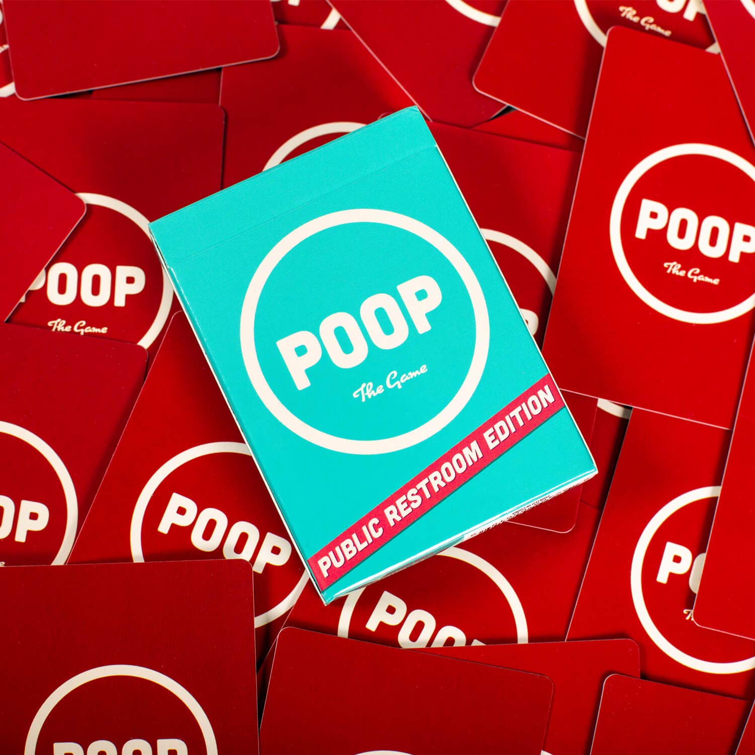 Breaking Games Poop The Game: Public Restroom Edition – Silly Card Game for Ages 6+, 2–5 Players, 15-Minute Playtime