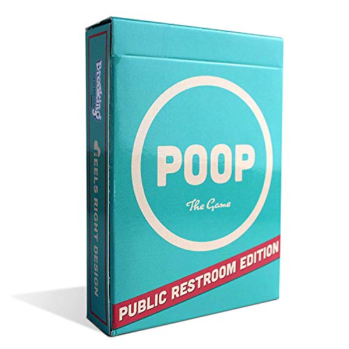 Breaking Games Poop The Game: Public Restroom Edition – Silly Card Game for Ages 6+, 2–5 Players, 15-Minute Playtime