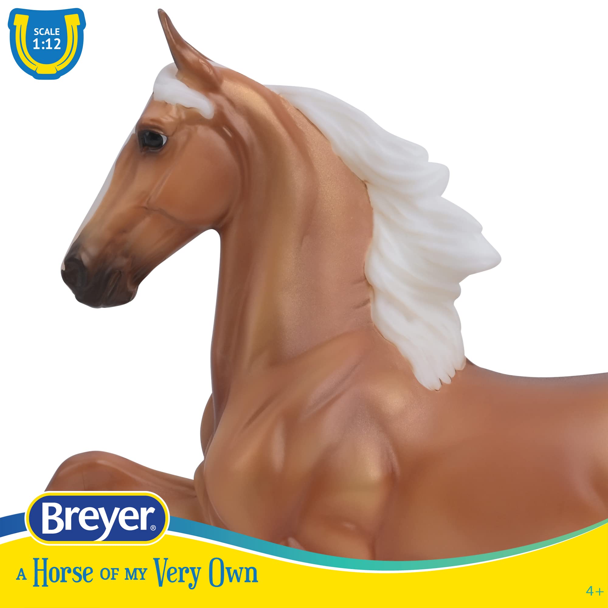Breyer Freedom Series Palomino Saddlebred – 1:12 Scale Hand-Painted Horse Model