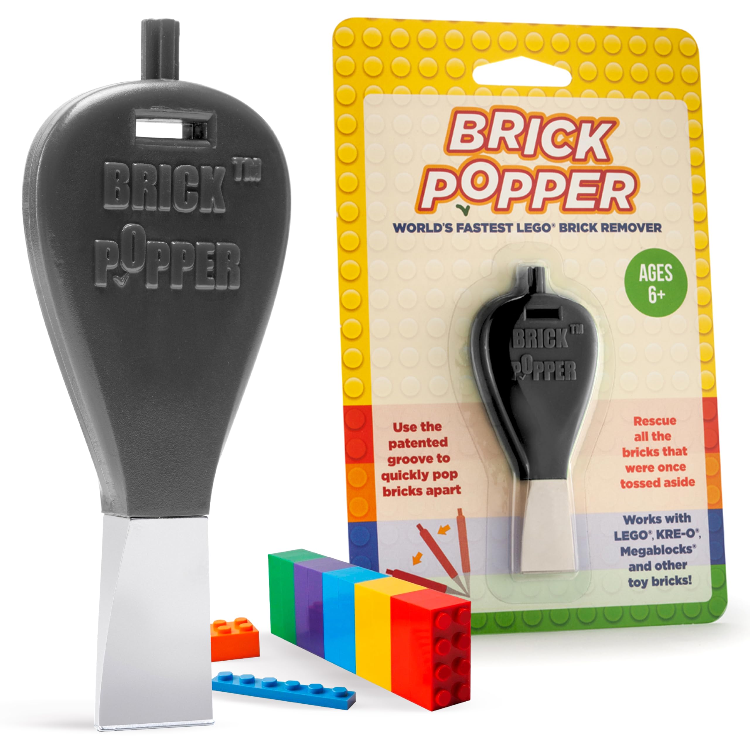 Brick Popper Fast Brick Separator – Safely Remove Stuck Blocks Without Damaging Nails or Pieces