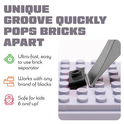 Brick Popper Fast Brick Separator – Safely Remove Stuck Blocks Without Damaging Nails or Pieces