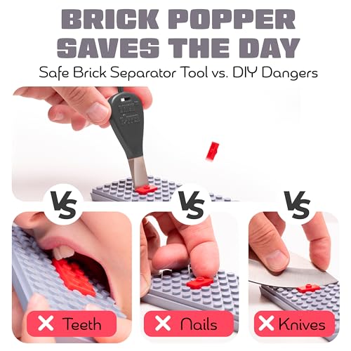 Brick Popper Fast Brick Separator – Safely Remove Stuck Blocks Without Damaging Nails or Pieces