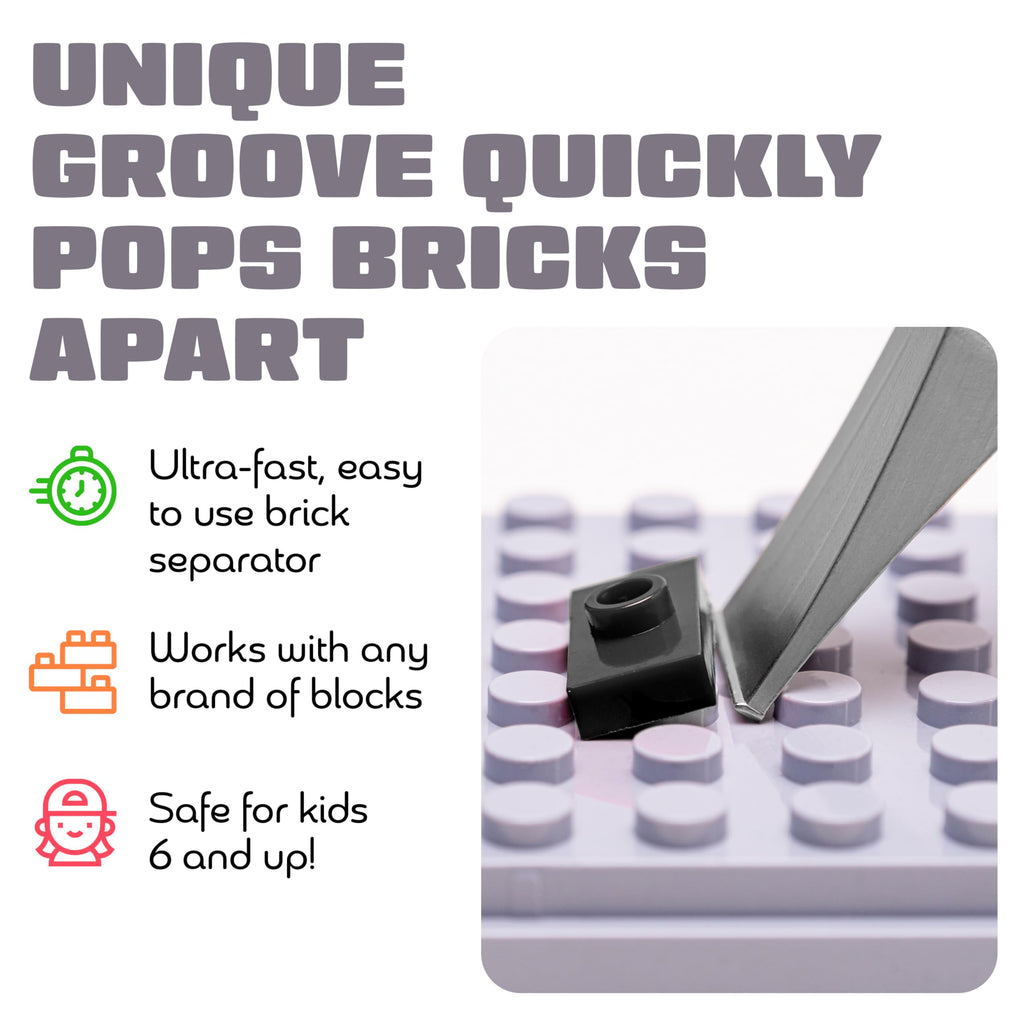Brick Popper Fast Brick Separator – Safely Remove Stuck Blocks Without Damaging Nails or Pieces
