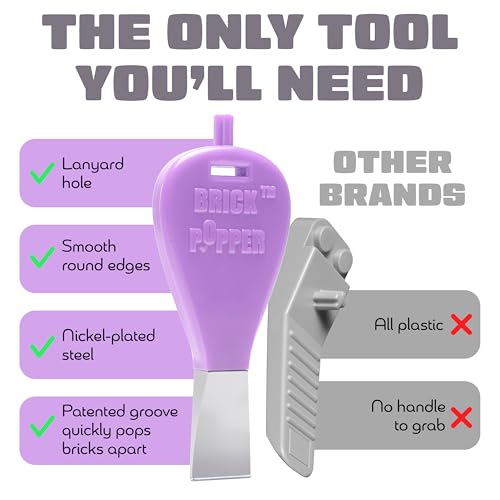 Brick Popper Purple – Fast Brick Separator Tool for Kids & Adults, Universal Fit