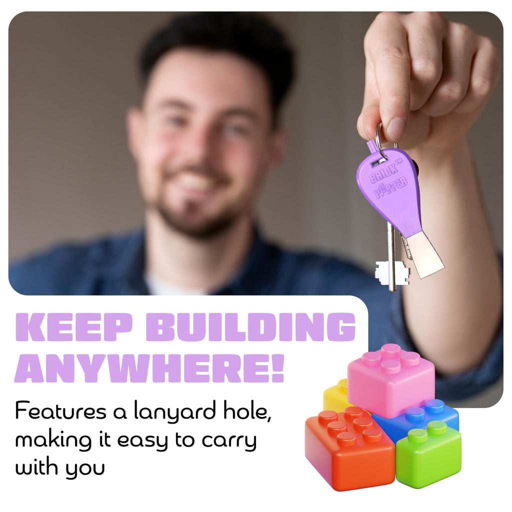 Brick Popper Purple – Fast Brick Separator Tool for Kids & Adults, Universal Fit