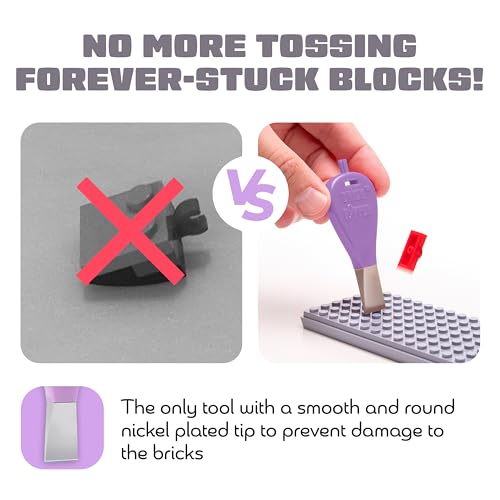 Brick Popper Purple – Fast Brick Separator Tool for Kids & Adults, Universal Fit