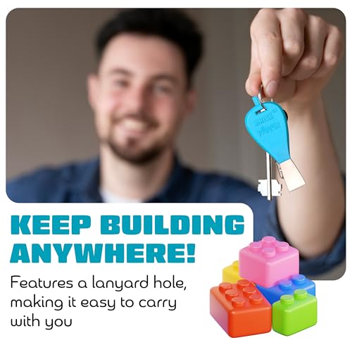 Brick Popper Separator Tool - Light Blue: Quickly Remove Stuck Bricks Without Damage
