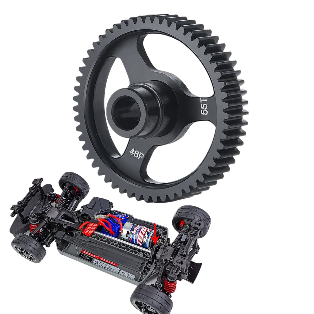 BRKRC 48P Steel Spur Gear 55T/62T for 1/10 Ford Bronco 4-Tec 2.0 Upgrade