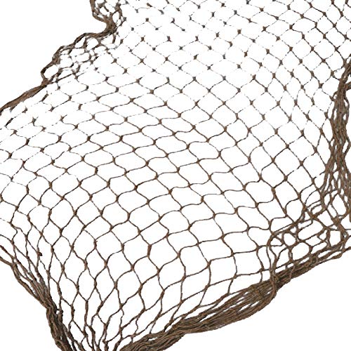 Brown Nautical Fish Netting Party Decor - 40" x 78" Nylon & PVC Decorative Net