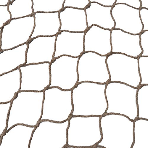 Brown Nautical Fish Netting Party Decor - 40" x 78" Nylon & PVC Decorative Net