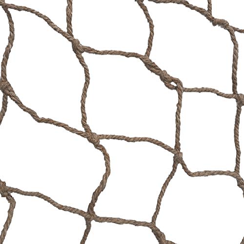 Brown Nautical Fish Netting Party Decor - 40" x 78" Nylon & PVC Decorative Net