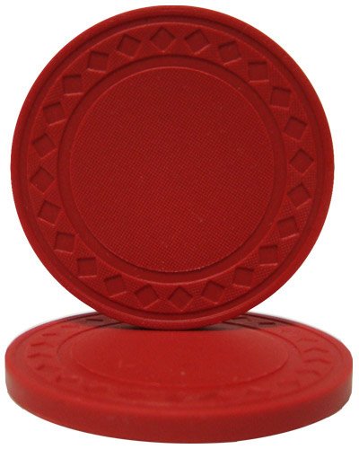 Brybelly Diamond Ring Poker Chips 8.5g Clay Composite – Pack of 50 Red