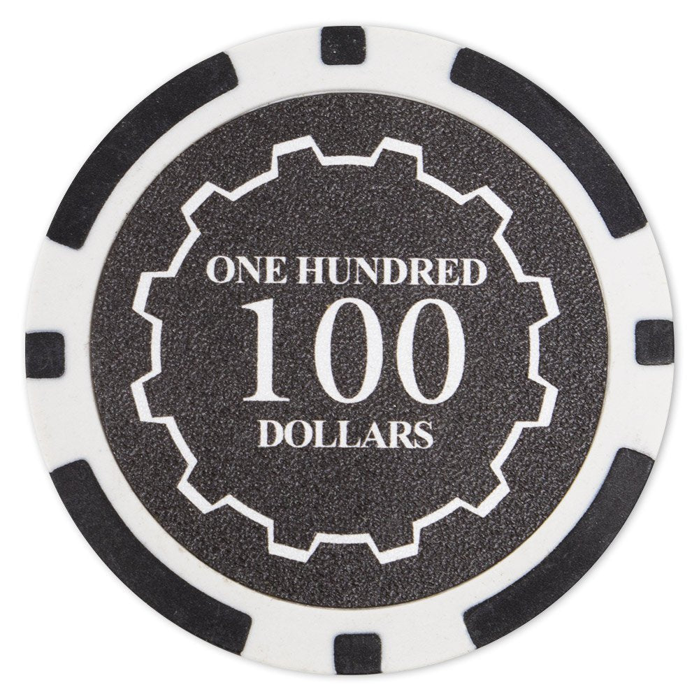 Brybelly Eclipse Poker Chips – 14g Clay Composite, 11 Denominations, Pack of 50
