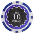 Brybelly Eclipse Poker Chips – Heavyweight 14g Clay Composite, Pack of 50 with 11 Denominations
