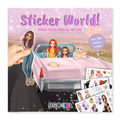 BSCOOL Sticker Activity Book for Toddlers - 100+ Fashion Stickers, 12 Glam Scenes, Ages 4-10, Travel Essential