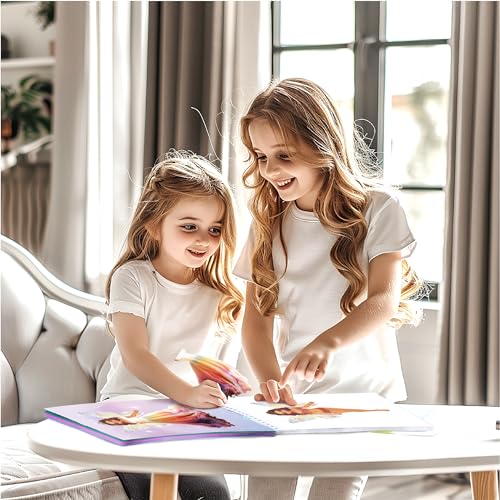BSCOOL Sticker Dress Up Fairies and Angels – Fashion Activity Book with 100+ Stickers for Kids Ages 5+