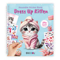BSCOOL Sticker Dress Up Kitten - Kids Activity and Sticker Book with 270+ Reusable Stickers for Ages 5-8