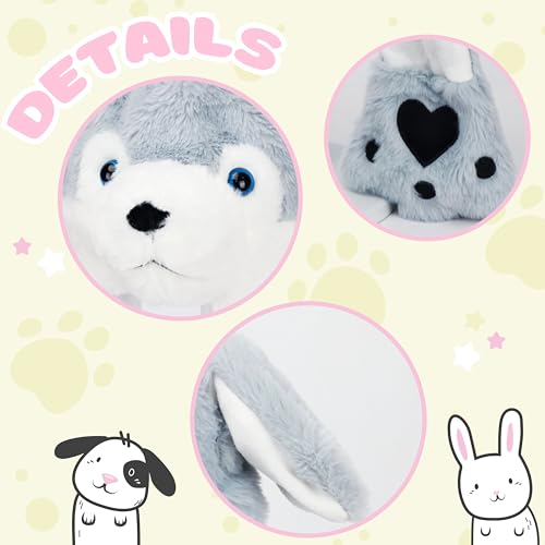 Bubblepompom Animal Hat with Moving Ears – Plush Interactive Cosplay Hat for Kids