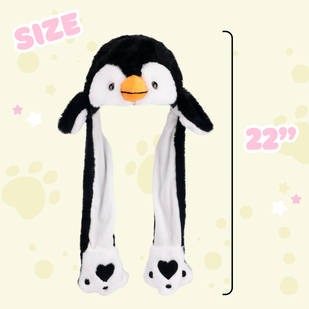 Bubblepompom Animal Hat with Moving Ears – Plush Interactive Headwear for Kids
