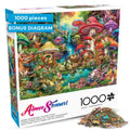 Buffalo Games 1000 Piece Jigsaw Puzzle – Merry Mushroom Village Picnic by Aimee Stewart