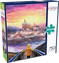 Buffalo Games 750-Piece Discover Fantasy Jigsaw Puzzle – Medieval Castle Scene for Adults