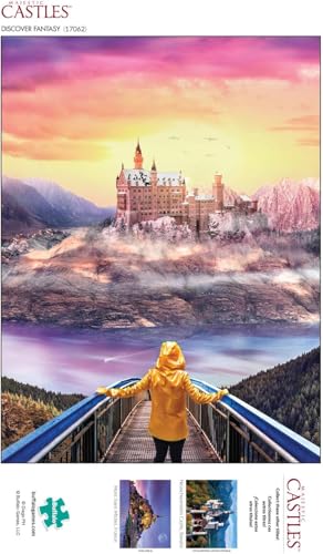 Buffalo Games 750-Piece Discover Fantasy Jigsaw Puzzle – Medieval Castle Scene for Adults