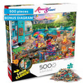 Buffalo Games Aimee Stewart Family Campsite Look Closer 500 Piece Jigsaw Puzzle
