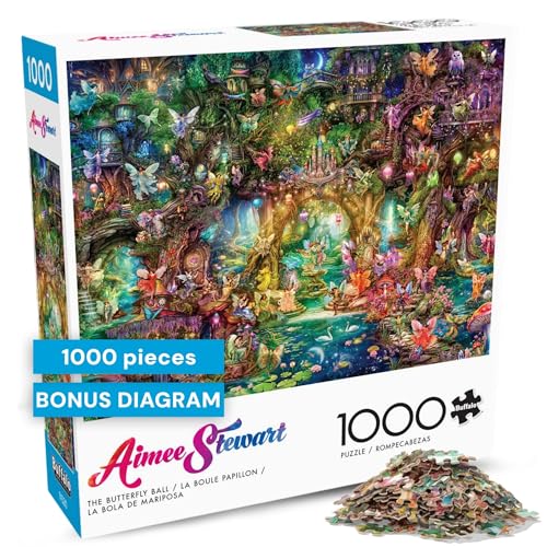 Buffalo Games Aimee Stewart The Butterfly Ball 1000-Piece Jigsaw Puzzle