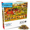 Buffalo Games Blackbirds Roost at Mill Creek 500 Piece Jigsaw Puzzle – Charles Wysocki Autumn Americana