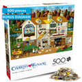 Buffalo Games Charles Wysocki The Farm 500-Piece Jigsaw Puzzle – Americana Art, Perfect Snap Fit, Bonus Poster