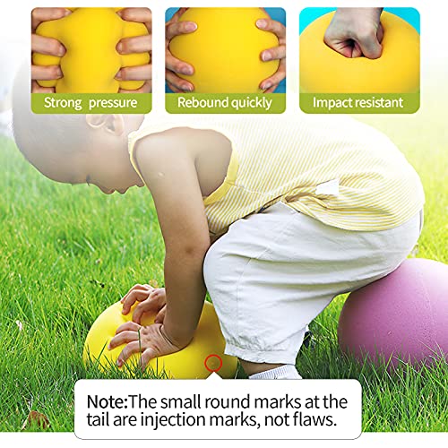 Buhoet 7-Inch Silent Foam Ball – Soft, Lightweight, and Safe for Toddlers (Yellow)