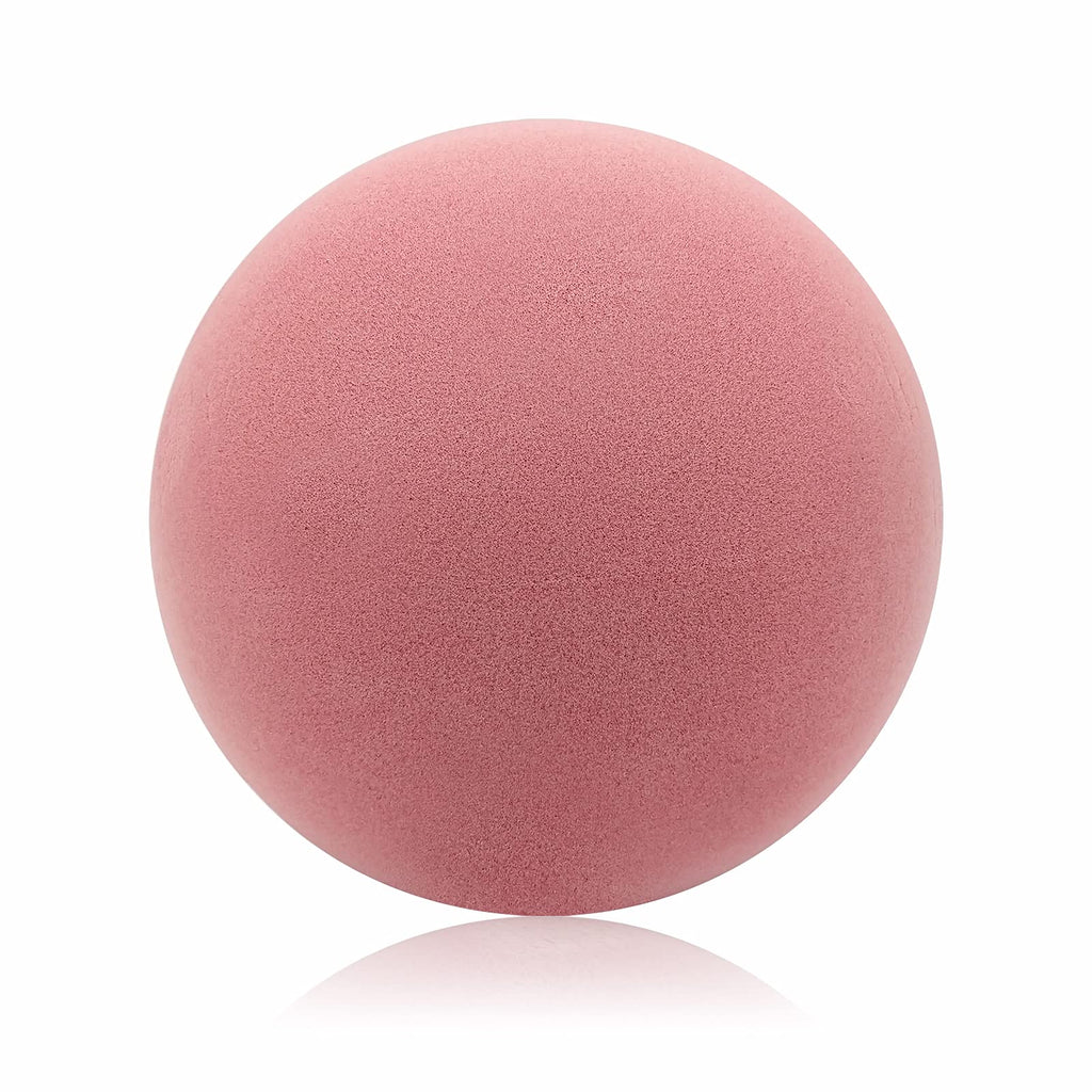Buhoet 7-Inch Uncoated High Density Foam Ball – Silent Soft Toy Ball for Kids, Lightweight and Easy to Grasp, Rose Purple