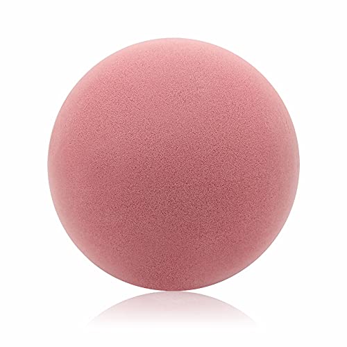 Buhoet 7-Inch Uncoated High Density Foam Ball – Silent Soft Toy Ball for Kids, Lightweight and Easy to Grasp, Rose Purple