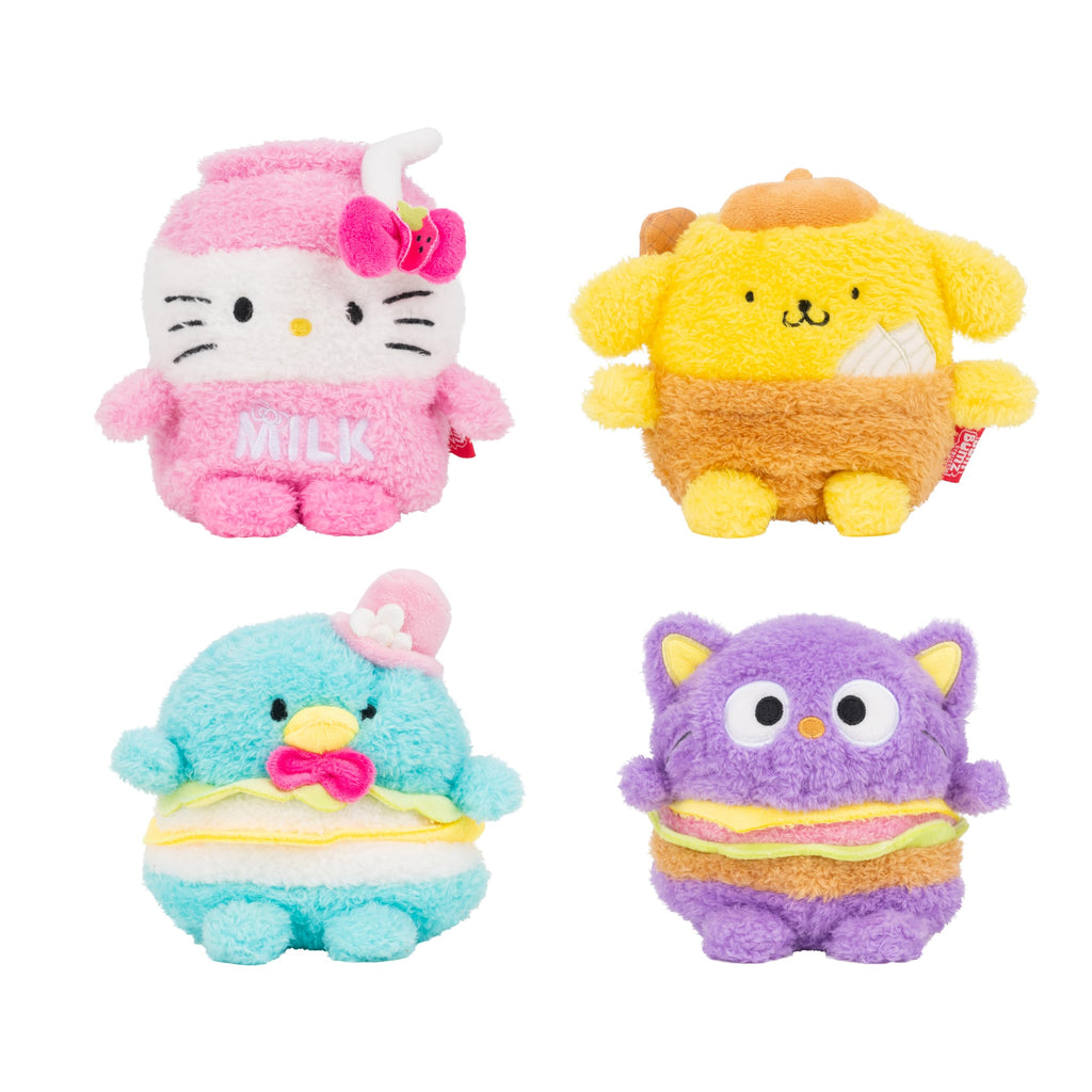 BumBumz 4.5-Inch Hello Kitty and Friends FoodTruckBumz Plush 4-Pack – Amazon Exclusive Collectible Set